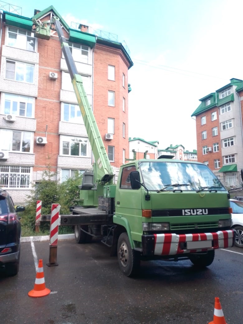 Фото автовышки компании